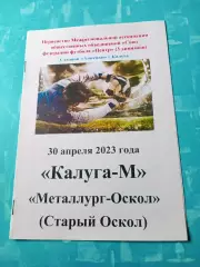 ФК Калуга-М - Металлург-Оскол Старый Оскол. 30 апреля 2023 год