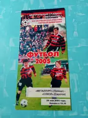 Металлург Липецк - Сокол Саратов. 29 мая 2005 год