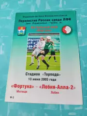 Фортуна Мытищи - Лобня-Алла-2. 13 июня 2005 год