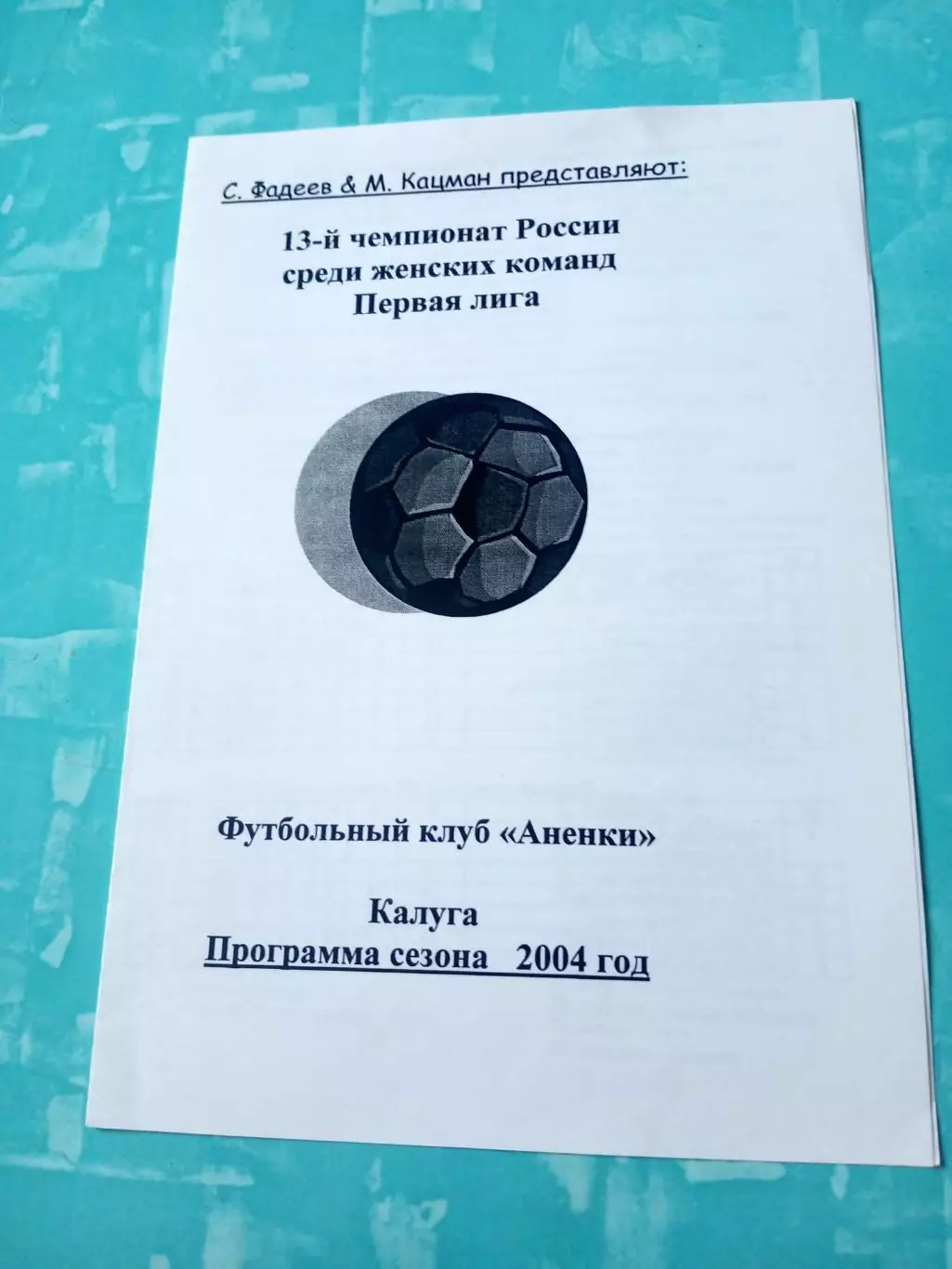 ФК Аненки Калуга. 2004 год