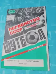 Торпедо Москва - Шахтёр Донецк. 31 марта 1985 год
