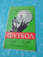 Заря Калуга - СК ФШМ Москва. 2 сентября 1985 год