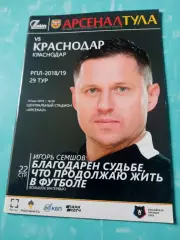 Арсенал Тула - ФК Краснодар. 19 мая 2019 год