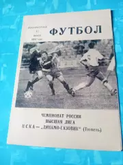ЦСКА - Динамо-Газовик Тюмень. 12 июля 1992 год