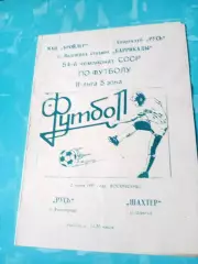 Русь Волгоград - Шахтер Шахты. 2 июня 1991 год