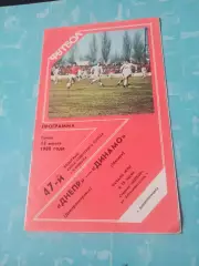 Кубок СССР. Днепр Днепропетровск - Динамо Тбилиси. 13 апреля 1988 год