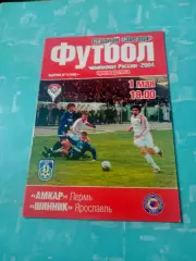 Амкар Пермь - Шинник Ярославль. 1 мая 2004 год
