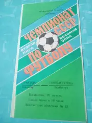 Трактор Павлодар - Экибастузец Экибастуз. 20 августа 1989 год