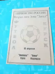 Авангард Курск - Анжи Махачкала. 18 апреля 1996 год