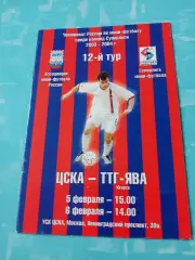 ЦСКА - ТТГ-Ява Югорск. 5 и 6 февраля 2004 год