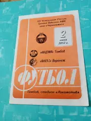 Академия Тамбов - Факел-2 Воронеж. 2 июня 2012 год
