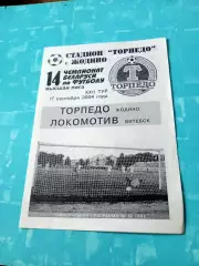 Торпедо Жодино - Локомотив Витебск. 17 сентября 2004 год