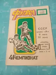 Уралец Нижний Тагил - Турбина Набережные Челны. 8 июня 1978 год
