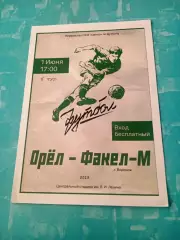 ФК Орёл - Факел-М Воронеж. 1 июня 2019 год