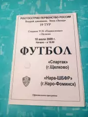 Спартак Щёлково - НАРА-ЩБФР Наро-Фоминск. 18 июля 2009 год