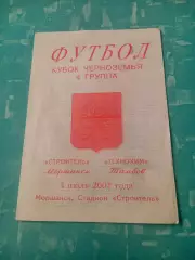 Кубок Черноземья. Строитель Моршанск - Технохим Тамбов. 4 июля 2001 год