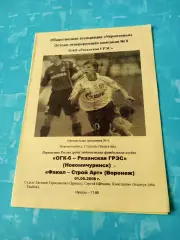 ОГК-6-Рязанская ГРЭС - Факел-Строй Арт Воронеж. 1 июня 2008 год