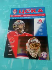 ЦСКА, 2007 год - Сибирь, Металлург Нк, 27.11 и 1.12