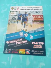 Норильский Никель - Динамо-Ямал. 19 марта 2010 год