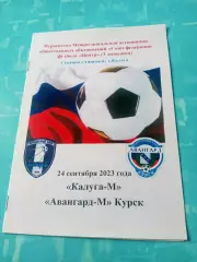 ФК Калуга-М - Авангард-М Курск. 24 сентября 2023 год