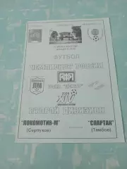 Локомотив-М Серпухов - Спартак Тамбов. 22 июня 2005 год