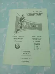 Спартак Луховицы - Спартак Тамбов. 11 июля 2004 год