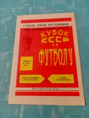 Кубок СССР. Ростсельмаш - Заря Ворошиловград. 31 июля 1984 год