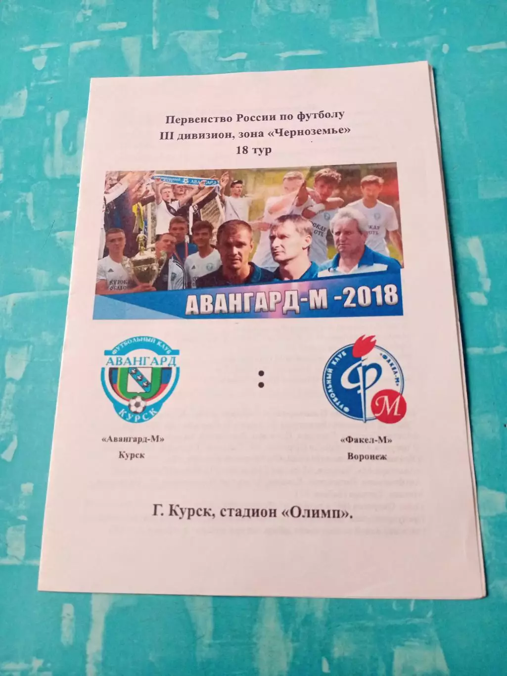 Авангард-М Курск - Факел-М Воронеж. 1 сентября 2018 год