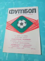 Кривбасс Кривой Рог - Шахтер Павлоград. 23 июня 1986 год