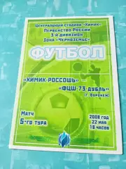 Химик-Россошь - ФЦШ-73-дубль Воронеж. 22 мая 2008 год