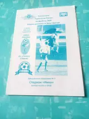Ника Москва - ФК Губкин. 7 июня 2009 год