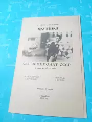 Прогресс Оренбург - Звезда Пермь. 1989 год