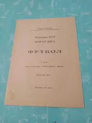 Ока Коломна - Чайка-ЦСКА Москва. 11 июля 1989 год