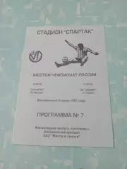 Спартак Луховицы - ФК Химки. 8 июня 1997 год