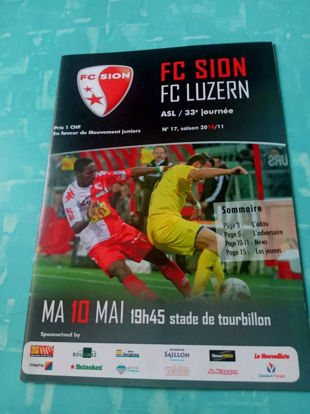 Sion - Luzern. 2010 год