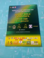 Плей-офф. Дина Москва - Сибиряк Новосибирск. 13 и 14 мая 2012 год