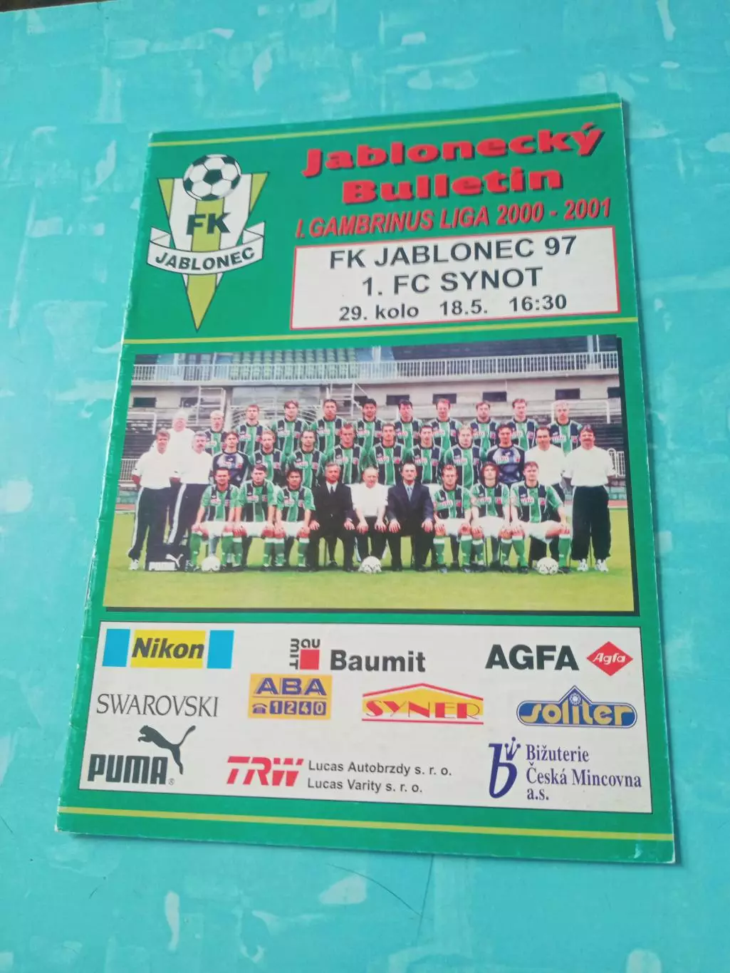 Jablonec - Svnot. Сезон-2010/2011