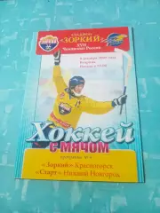 Зоркий Красногорск - Старт Нижний Новгород. 9 декабря 2008 год