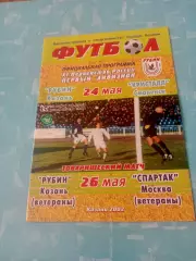 Рубин Казань - Спартак Москва, ветераны. 26 мая 2002 год + см.описание