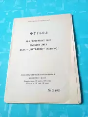 ЦСКА - Металлист Харьков. 10 марта 1991 год