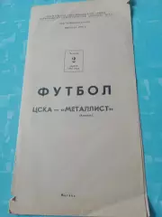 ЦСКА - Металлист Харьков. 2 апреля 1987 год