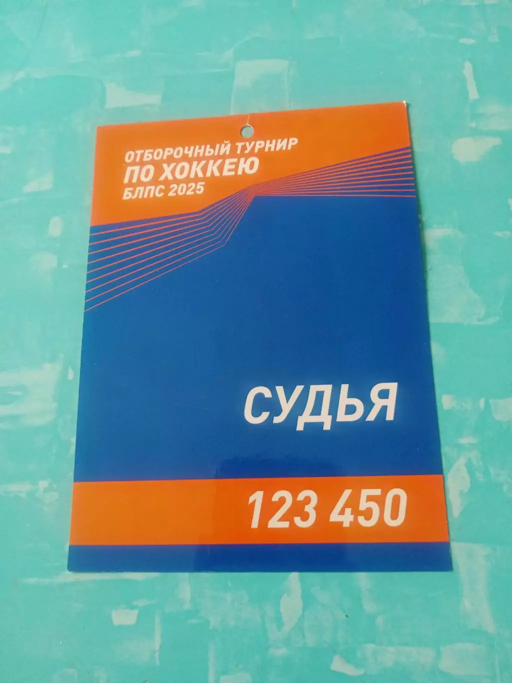 Аккредитация - судья. Хоккей
