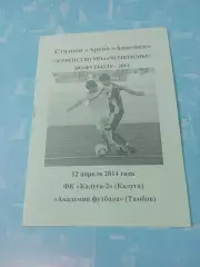 ФК Калуга-2 - Академия футбола Тамбов. 12 апреля 2014 год