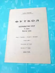 Ока Коломна - Салют Белгород. 2 июня 1990 год