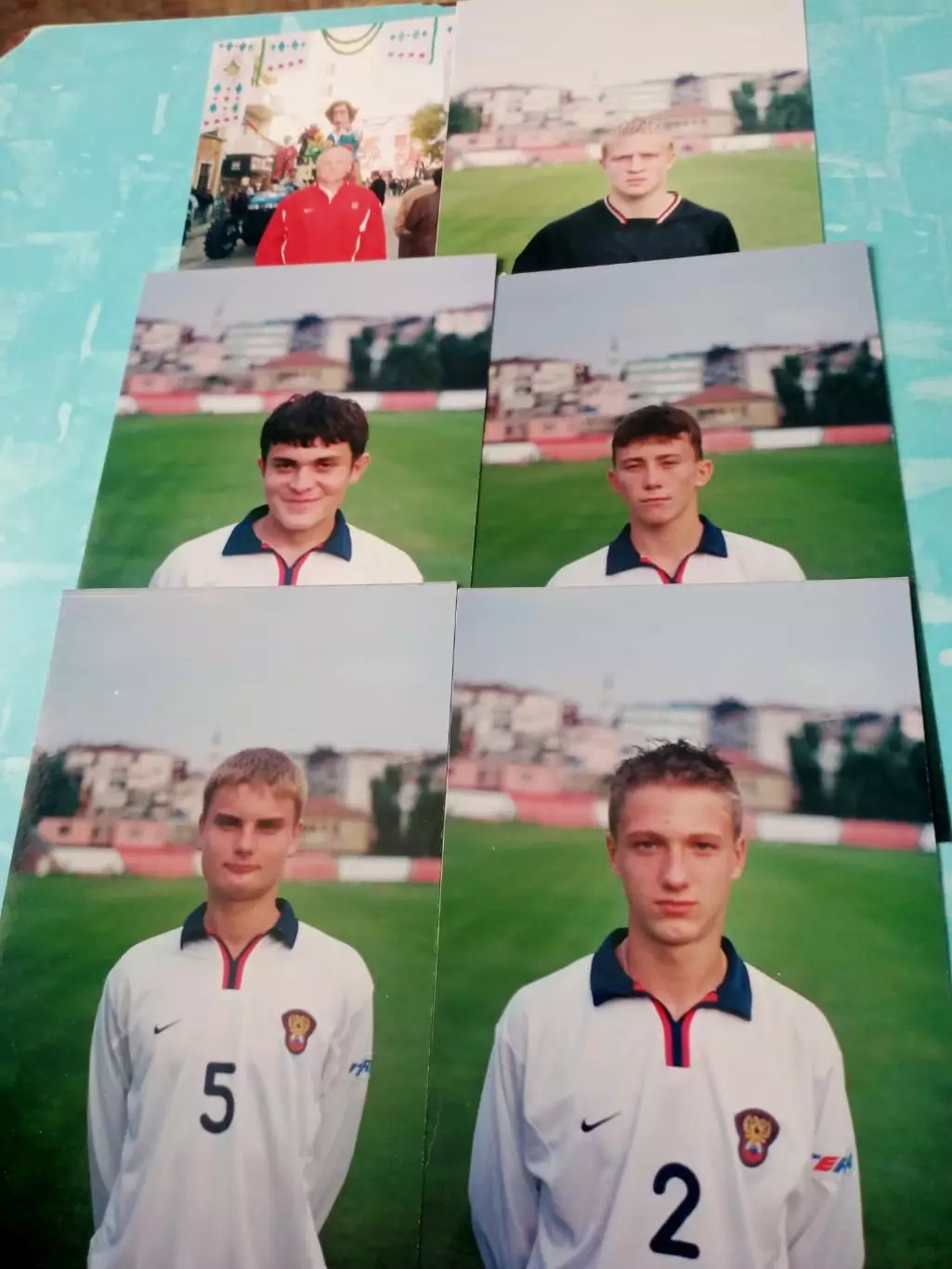 5 фото. Игроки юношеской сборной России по футболу, 1985 гр. - см.описание