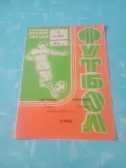 Иртыш Омск - Геолог Тюмень. 17 октября 1983 год