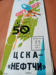 ЦСКА - Нефтчи Баку. 23 августа 1987 год