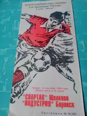Спартак Щелково - Индустрия Боровск. 12 сентября 1996 год