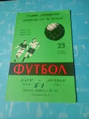 Заря Калуга - Арсенал Тула. 23 мая 1984 год