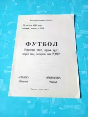 Геолог Тюмень - Манометр Томск. 20 августа 1985 год